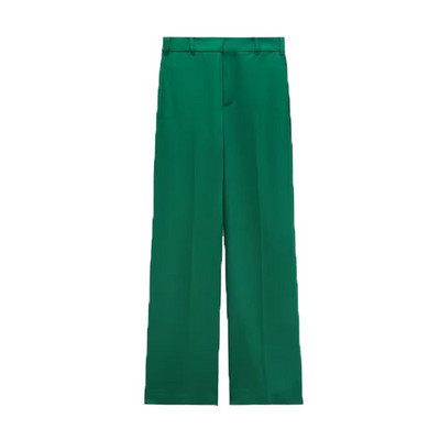 TRAF 2Pcs Proljeće Jesen Ženski jednobojni sako Odijelo 2022 Uredska odjeća od perja Elegantne jakne Kaputi Duge hlače Osnovna vanjska odjeća