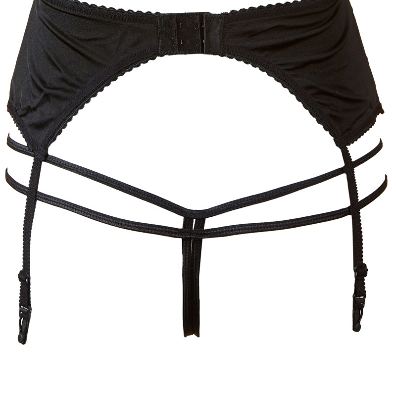 Γυναικεία εσώρουχα Ανοιχτό σουτιέν χωρίς καβάλο Σετ Push Up Διαφανές εξαιρετικά λεπτό σουτιέν + εσώρουχα + καλτσοδέτες Σέξι εσώρουχα κεντήματα δαντέλα