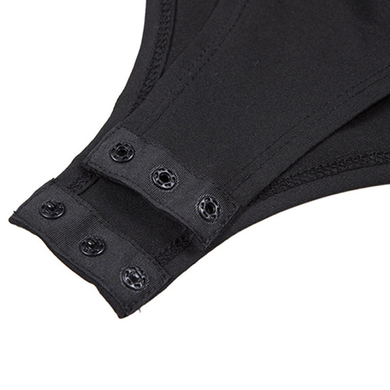 Body sexy pentru femei, vară, subțire, cu mânecă scurtă, cu gât în formă de cruce, cu bretele, fără spate, negru, alb