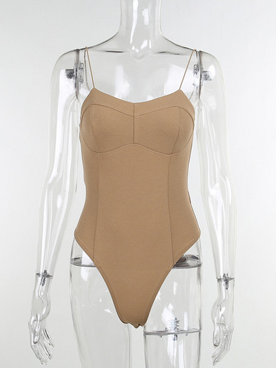 Viifaa Body subțire ținute sexy cu bretele spaghete Body body body de culoare solidă pentru femei 2022, topuri de petrecere de vară pentru femei