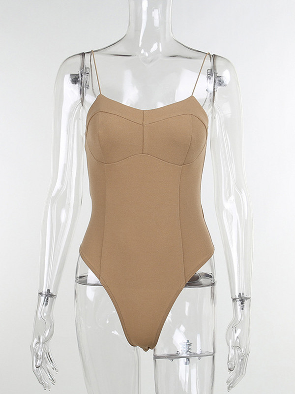 Viifaa Body subțire ținute sexy cu bretele spaghete Body body body de culoare solidă pentru femei 2022, topuri de petrecere de vară pentru femei