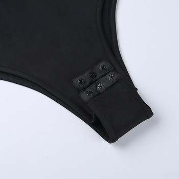 Κομψό φορμάκι με μακρυμάνικο πουκάμισο για άνοιξη 2022 Viifaa Ruched με σέξι σώμα με μαξιλαράκι ώμου από ψεύτικο μεταξωτό πάρτι
