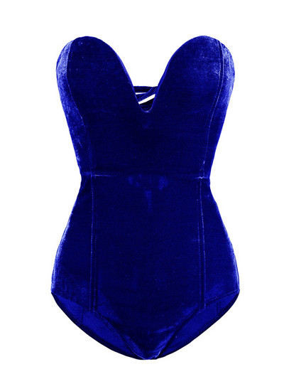 Viifaa jednobojni bodi od baršuna bez leđa, s izrezom bez naramenica, seksi gornji dio tijela za zabavu, ženski bodi uz vezanje na leđima