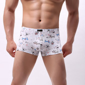 2019 Bränd Mehed seksikas multikas aluspesu Bokserid Meeste aluspüksid Hombre Cuecas Masculina Bokserpüksid Mees Vetement Homme suur suurus