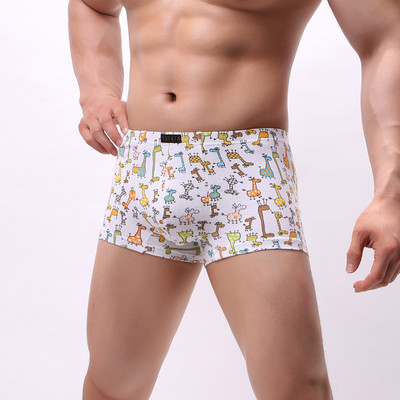 2019 Bränd Mehed seksikas multikas aluspesu Bokserid Meeste aluspüksid Hombre Cuecas Masculina Bokserpüksid Mees Vetement Homme suur suurus