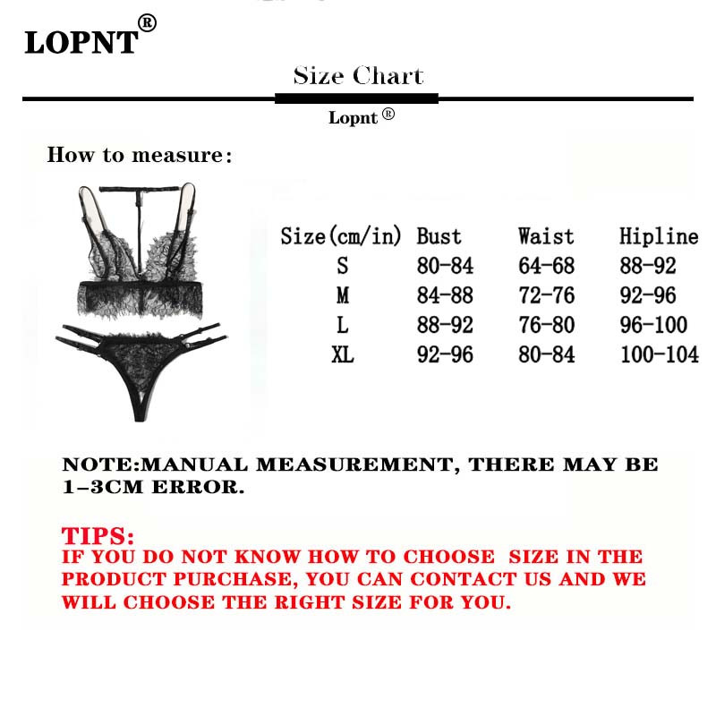 Γυναικείο Σετ σουτιέν LOPNT Σέξι δαντελένιο εσώρουχο για γυναικεία μαύρα διαφανή εσώρουχα κοστούμι Νέο κομμένο με στάμπα μπικίνι με προοπτική σουτιέν