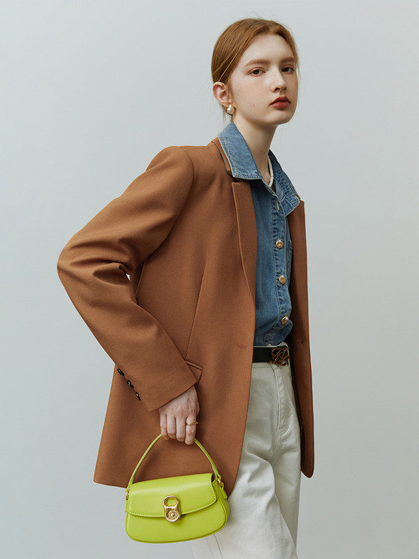 FSLE Jachetă de costum în stil coreean pentru femei, toamnă, birou, blaze profesionale, pantaloni de costum pentru navetiști, pentru femei, set din două piese