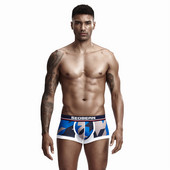 SEOBEAN New Ανδρικά Εσώρουχα Άνετα Μπόξερ Προσωπικότητα Μοντέρνα Ανδρικά Εκτυπώσεις Γκράφιτι Σέξι Μπόξερ με αναπνοή με χαμηλή μέση