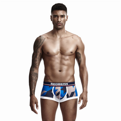 SEOBEAN New Ανδρικά Εσώρουχα Άνετα Μπόξερ Προσωπικότητα Μοντέρνα Ανδρικά Εκτυπώσεις Γκράφιτι Σέξι Μπόξερ με αναπνοή με χαμηλή μέση