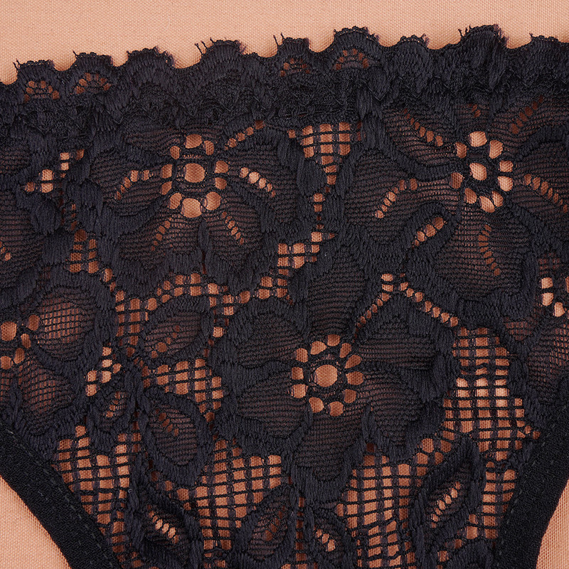 Set Sutien Slip Lenjerie Sexy Lenjerie Intima Pentru Femei Vestă din dantelă solidă Costumul tanga Top cu tub Seturi Confort Erotic Intim