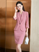 Elegantni blejzer odijela Ženska poslovna radna uniforma Uredska dama Profesionalna dvodijelna odijela Ženska moda 2021.