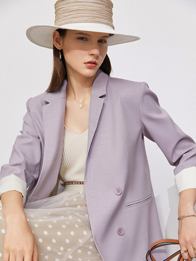 Amii Μινιμαλισμός Γυναικείο Γυναικείο Σακάκι Ψηλόμεσο Σακάκι Γυναικείο Παντελόνι Γυναικείο Παλτό Γυναικείο Παντελόνι 12160022