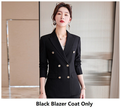 Visokokvalitetna tkanina Formalna profesionalna ženska poslovna radna odjeća Odijela OL stilovi Sakoi za intervjue za karijeru Komplet hlača Odijela s hlačama