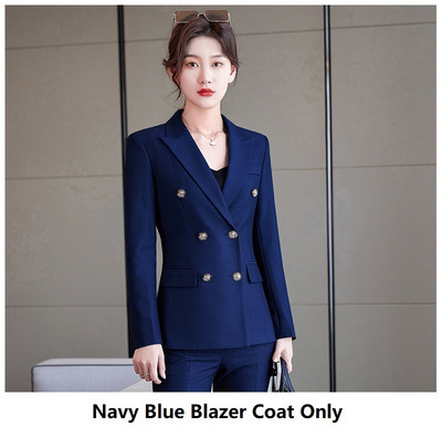 Visokokvalitetna tkanina Formalna profesionalna ženska poslovna radna odjeća Odijela OL stilovi Sakoi za intervjue za karijeru Komplet hlača Odijela s hlačama