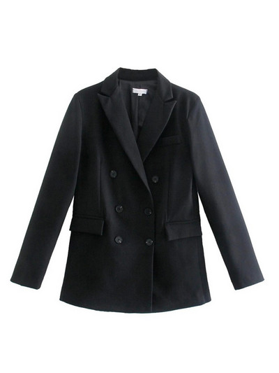 Wixra naiste vabaaja bleiser, kaherealine High Street pikkade varrukatega 2021 uus sügiskevadine vintage mantel