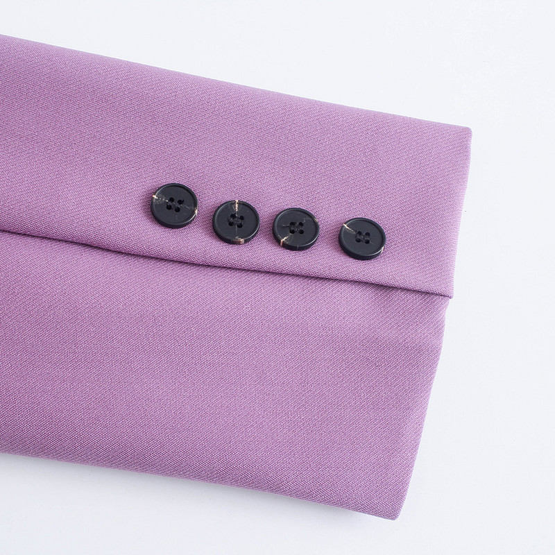 Wixra naiste vabaaja bleiser, kaherealine High Street pikkade varrukatega 2021 uus sügiskevadine vintage mantel