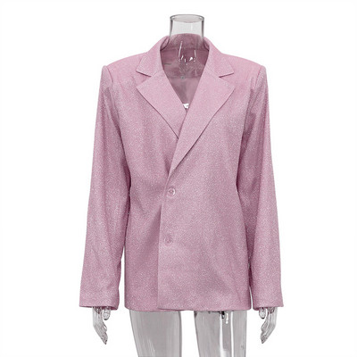 Costume de damă, unic, strălucitor, asortat, set de asortare, blazer, modă, petrecere, club de noapte, pantaloni, costum 2022 pentru femei, ținute de trening cu sclipici