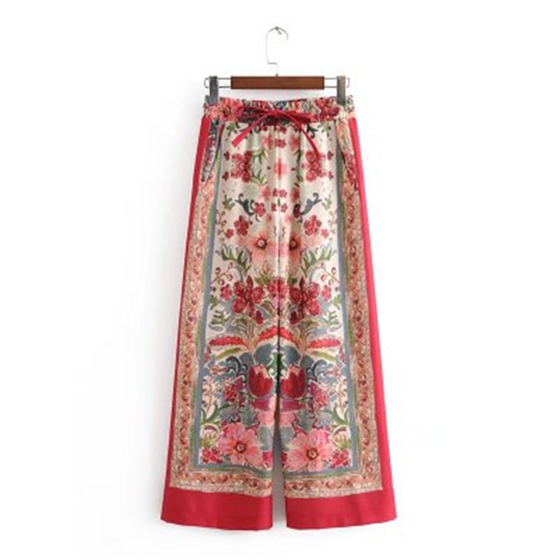 Floral γυναικείο σακάκι με φαρδιά ζώνη κοστούμι παντελόνι Γυναικείο παλτό γραφείου γυναικείο blazer Πανωφόρι Γυναικείο παλτό