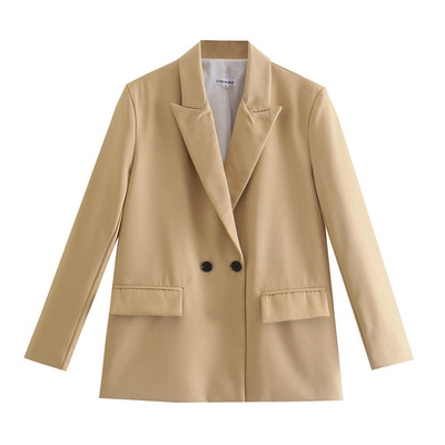 2021 sacou + pantaloni set 2 piese femei Blazer costum birou maneci lungi + pantaloni set 2 piese blazer traf seturi femei