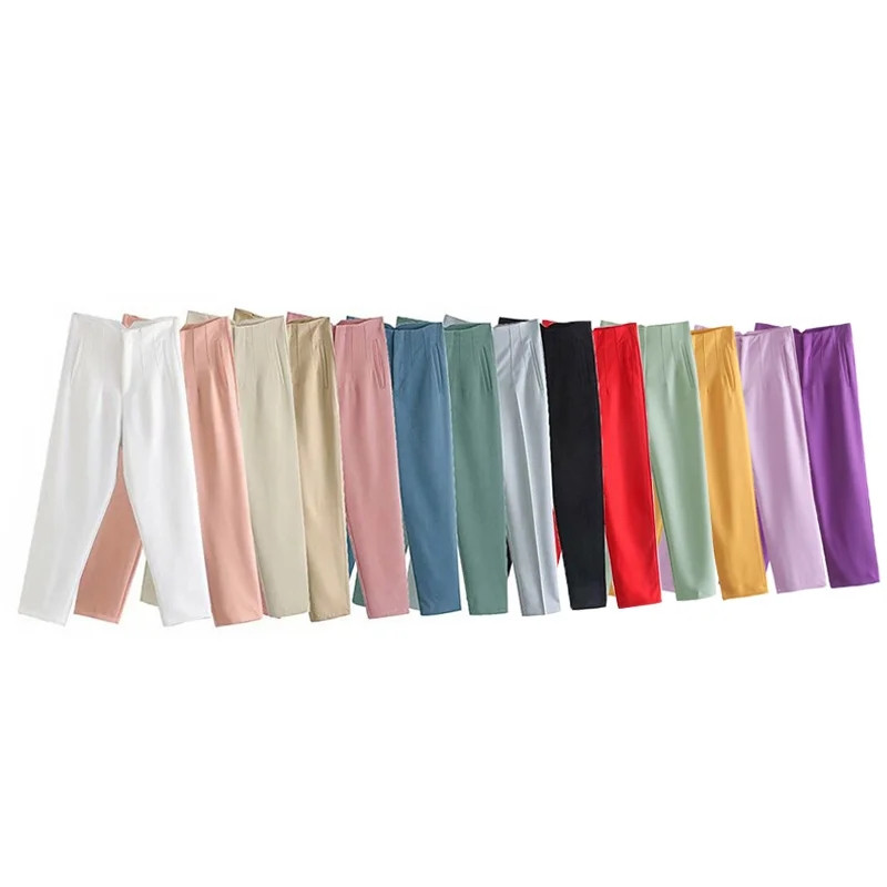 2021 sacou + pantaloni set 2 piese femei Blazer costum birou maneci lungi + pantaloni set 2 piese blazer traf seturi femei