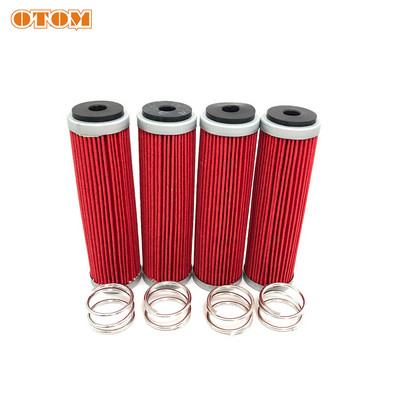 OTOM 2/4 vnt. motociklo alyvos filtro transmisijos kuro filtrai, skirti ZONGSHEN NC250 NC450 RX3 KAYO Motoland BSE purvo dviračio variklio daliai