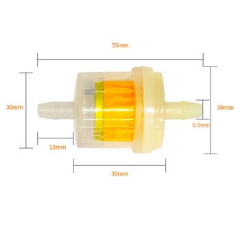 Универсален мотоциклет, бензин, газ, гориво, бензин, маслен филтър за скутер, мотоциклет, мотопед, скутер, мръсен велосипед, ATV, горивен филтър