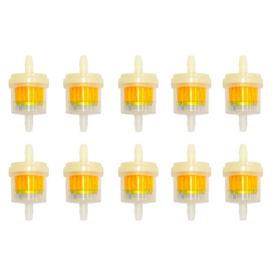 Universalus motociklo benzino dujų kuro benzino alyvos filtras motorolerio motociklo mopedo motorolerio purvo motociklo keturračio kuro filtras