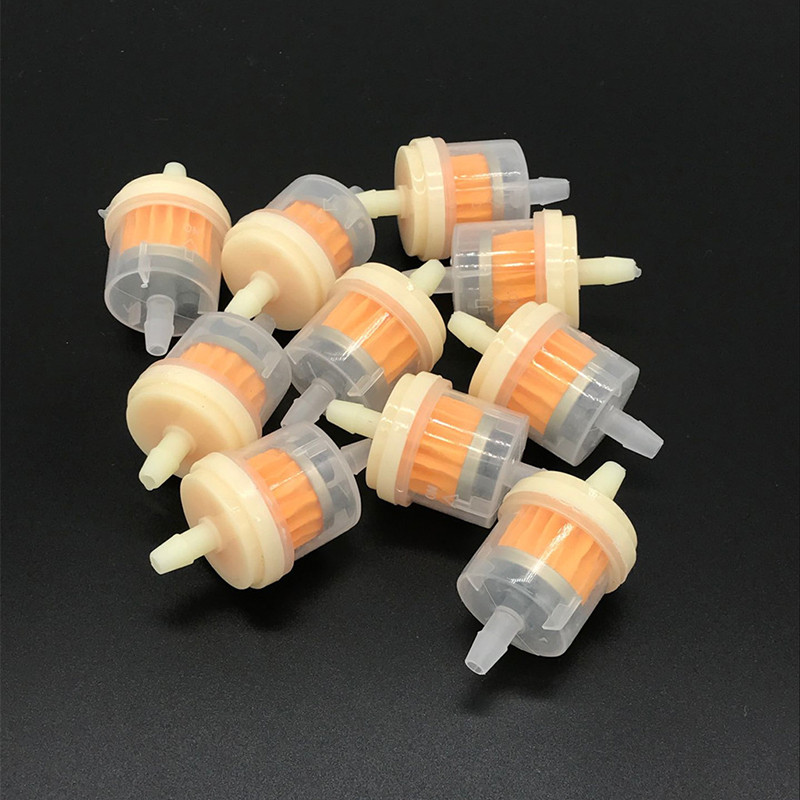 Universalus motociklo benzino dujų kuro benzino alyvos filtras motorolerio motociklo mopedo motorolerio purvo motociklo keturračio kuro filtras