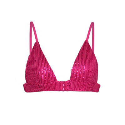 Costume de damă cu paiete verzi cu pantaloni, pentru petrecere, la modă strălucitoare, pentru femei, seturi de 3 piese, seturi de îmbrăcăminte unice, sutien roz sexy pentru femei 2022