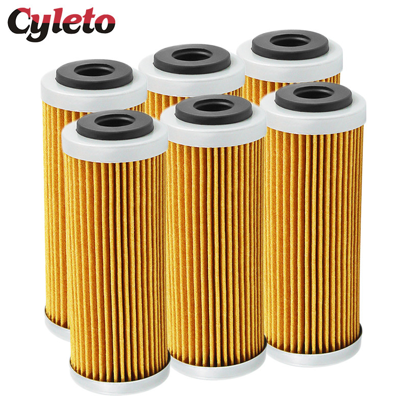 4/6 komada Cyleto filter ulja za motocikle za KTM SX SXF SXS EXC EXC-F EXC-R XCF XCF-W XCW SMR 250 350 400 450 505 530 2007-2020