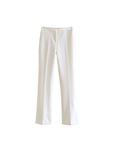 Epocă 2022 Îmbrăcăminte exterioară Chic Topuri potrivite pentru femei, la modă, cu buton, un singur blazer, pentru femei, cu mânecă elegantă, lungă, birou, subțire, alb