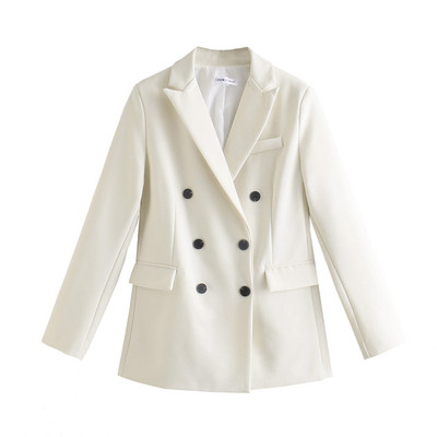 Κοστούμια για Γυναικείες Σακάκι Μπλέιζερ Παντελόνι Δύο Τεμάχια Σετ Μασίφ Στολή Γραφείου +Παντελόνι Παντελόνι 2022 TRAF Επαγγελματικά Ρούχα