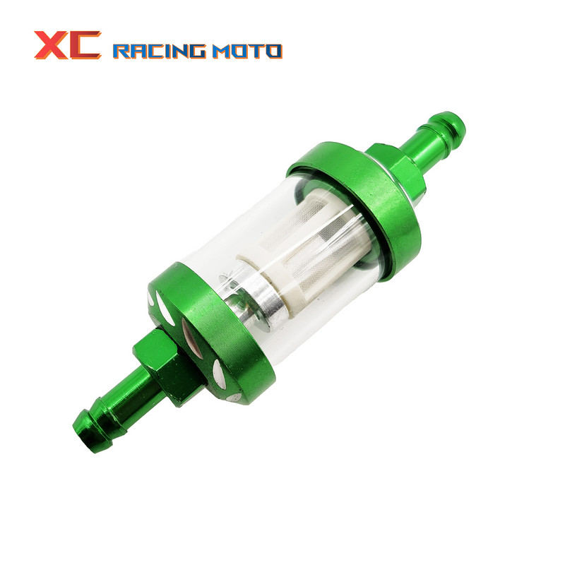 7mm CNC κράμα αλουμινίου γυαλί μοτοσικλέτας καυσίμου καυσίμου βενζίνης Φίλτρο μοτοσικλέτας για ATV KTM Honda Kawasaki YAMAHA SUZUKI