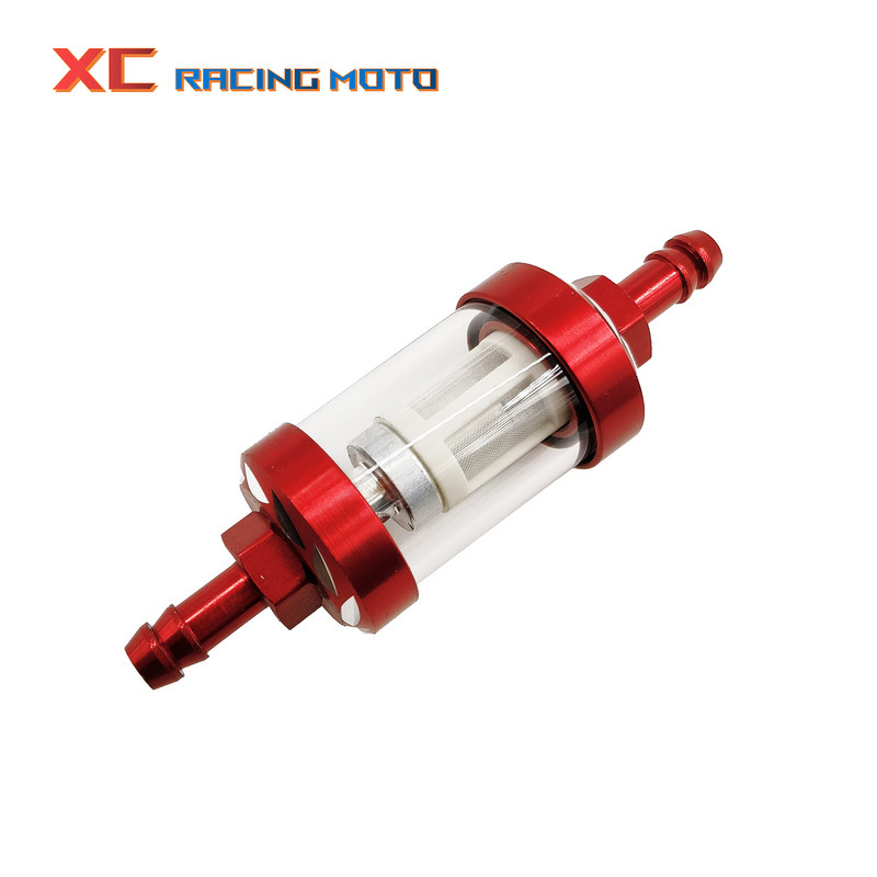 7mm CNC κράμα αλουμινίου γυαλί μοτοσικλέτας καυσίμου καυσίμου βενζίνης Φίλτρο μοτοσικλέτας για ATV KTM Honda Kawasaki YAMAHA SUZUKI