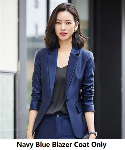 Modele de uniforme formale Costume cu pantaloni pentru doamne Imbracaminte de lucru profesionale de toamna iarna Seturi de blaze de afaceri din tesatura de inalta calitate