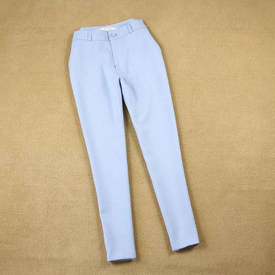 Παντελόνι Σετ γυναικεία φθινοπωρινά γυναικεία επαγγελματικό γραφείο lady blazer Λεπτό μπλε κοστούμι σακάκι + παντελόνι πόδια παντελόνι δύο σετ