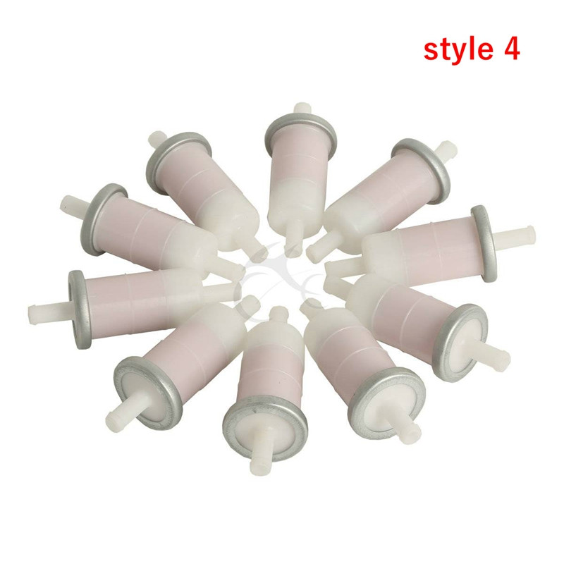 Filtru de combustibil pentru motocicleta 3/8" 10mm Linie de combustibil pentru Kawasaki Yamaha Suzuki Polaris Honda CBR600 1000 F VT750 600 VT1100 GL1800 GL1500