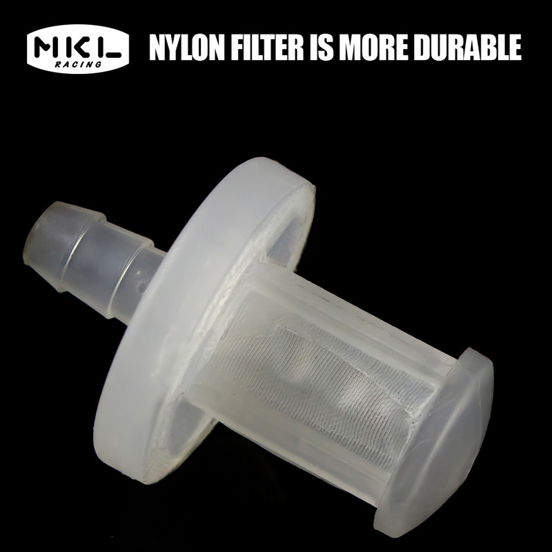 10 τμχ Φίλτρο καυσίμου βενζίνης βενζίνης Universal μοτοσικλέτας φίλτρο λαδιού βενζίνης για σκούτερ μοτοσικλέτας μοτοποδήλατο σκούτερ βρωμιάς ποδήλατο ATV Φίλτρο καυσίμου