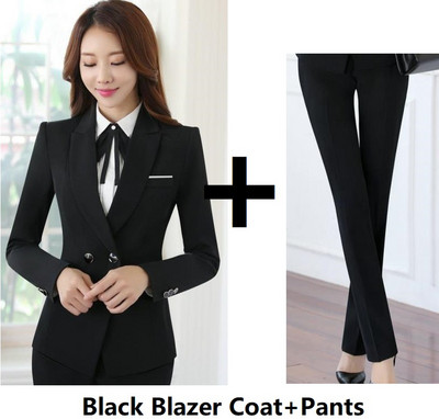 Poslovna odijela Svečane ženske uredske profesionalne jakne Hlače Komplet hlača Modna radna odjeća za intervjue za karijeru 5XL veličina