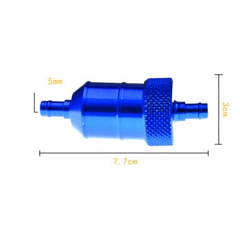 Νέο Universal 8mm Καθαριστικό φίλτρου καυσίμου βενζίνης CNC αλουμίνιο για ποδήλατο βρωμιάς μοτοσικλέτας ATV Quad Inline φίλτρο καυσίμου αερίου πετρελαίου