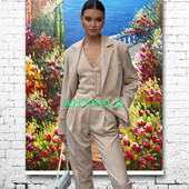 Γυναικείο κοστούμι Παντελόνι 3 τεμαχίων Επίσημο Γραφείο Work Party Fashion Jacket Γυναικείο σακάκι Παντελόνι Γιλέκο спортивный костюм женск