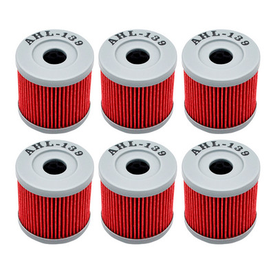 2/4/6 τμχ Φίλτρο λαδιού μοτοσικλέτας για Suzuki DRZ400 DRZ400E DRZ400S DRZ400SM DRZ 400 SM Quadracer LTR 450 LTZ400 LTZ 400 Quadsport