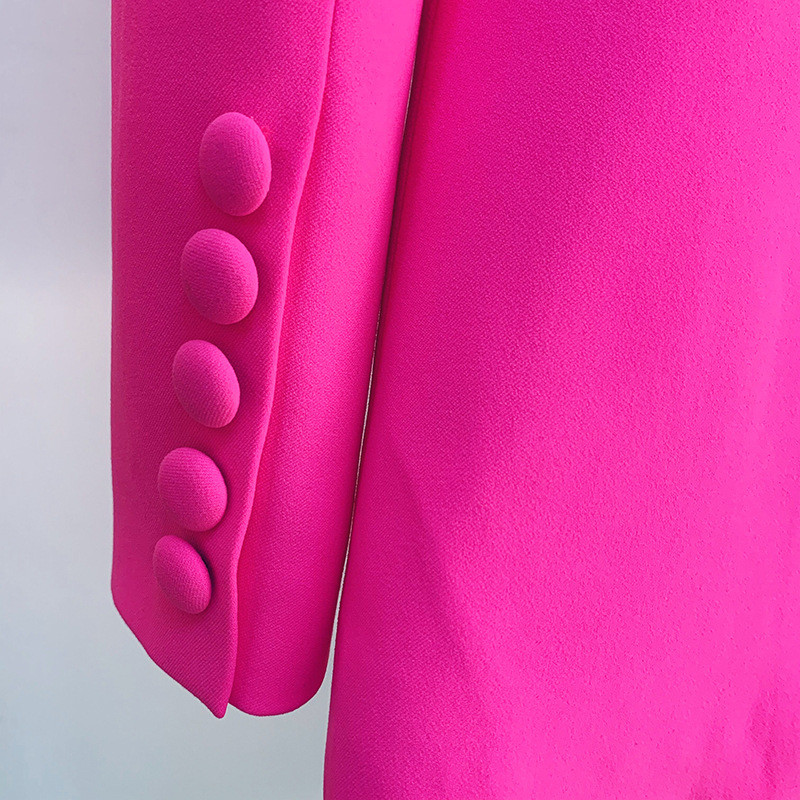 Μπλέιζερ Παντελόνι Σετ δύο τεμαχίων Γυναικείο Γυναικείο Χρωματικό Ταίρι Επαγγελματικό Παντελόνι με άνθηση με ένα κουμπί Blazer Παντελόνι Επίσημο κοστούμι