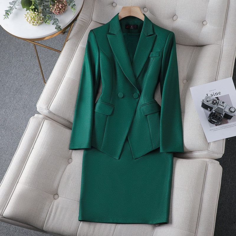 Naviu 2022 Winter Two Pieces Σετ Γυναικείο Παντελόνι Κοστούμι μακρυμάνικο σακάκι και παντελόνι Γυναικεία επίσημη στολή εργασίας