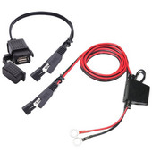 Motocikl vodootporan SAE na USB kabel adapter USB punjač 2.1A brzo punjenje za telefone GPS tablete Dodaci za motocikle