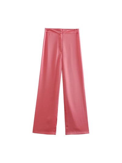 Set Femeie 2 Piese Sacouri Galbene Femei Cu Curea Primavara Office Lady Costume Blazer Dama Picior Lat Seturi Pantaloni Elegante Femei