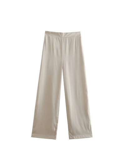 Set Femeie 2 Piese Sacouri Galbene Femei Cu Curea Primavara Office Lady Costume Blazer Dama Picior Lat Seturi Pantaloni Elegante Femei