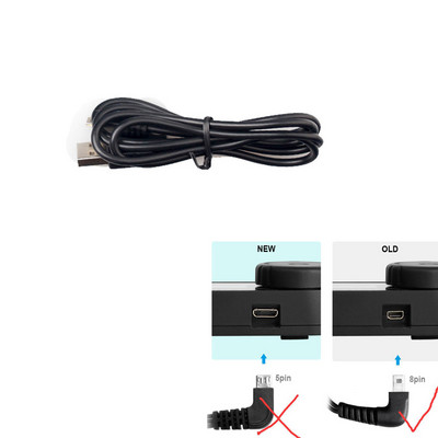 FreedConn T-COM COLO Αξεσουάρ φόρτισης 8 ακίδων Καλώδιο φόρτισης USB Στολή για ενδοεπικοινωνία Bluetooth μοτοσικλέτας T-COM T-Max COLO