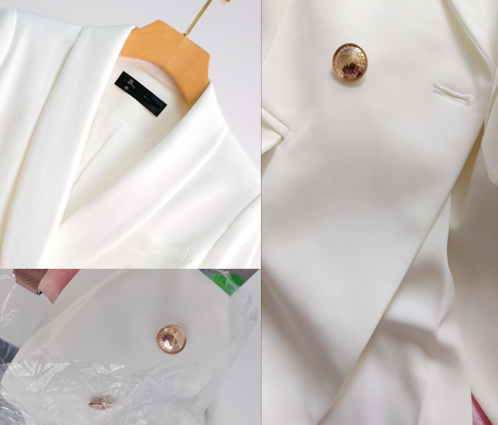 Παντελόνι γυναικείο κοστούμι 2022 Νέα μόδα Κομψό σετ δύο τεμαχίων Γραφείο Lady Formal Business Casual Blazer Παντελόνια Oversize