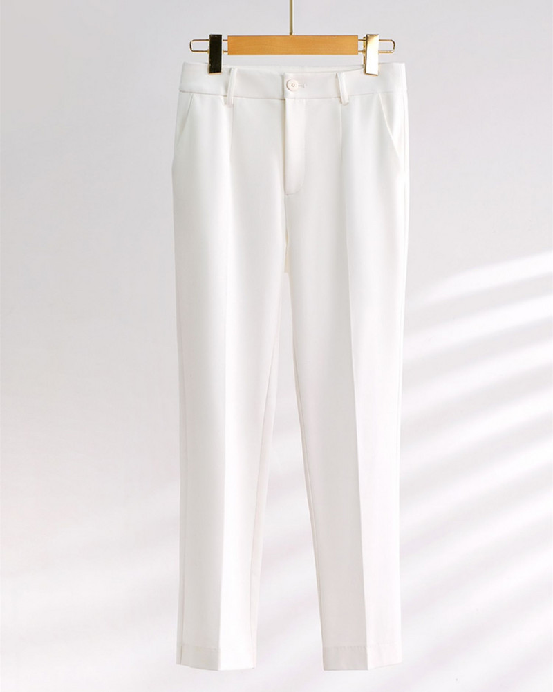 Παντελόνι γυναικείο κοστούμι 2022 Νέα μόδα Κομψό σετ δύο τεμαχίων Γραφείο Lady Formal Business Casual Blazer Παντελόνια Oversize